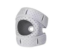 Nsaroche Ginocchiera Portatile Traspirante E Confortevole per La Protezione, Ideale per La Corsa, Il Sollevamento Pesi, L'equitazione E Lo Sport, Grigio