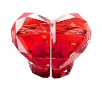 Nsaroche Pulsante a Forma di Cuore per Serbatoio WC, Accessorio per Bagno E Hotel, Rosso