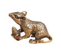 Nsaroche Statuetta di Topo con Mais della Collezione Tea Pet per Casa, Ufficio, ECC.