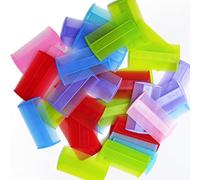 NSBELL 20 pettini per gatti, pettini per pidocchi per cani, pettine per gatti a doppia faccia per peli corti di animali domestici o umani (colori assortiti)