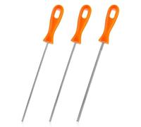 Nscdiew 3 lime rotonde in acciaio per motosega, con manico in plastica, per affilare la catena della motosega, accessori per affilare la catena della motosega, accessori per utensili (5/32", 7/32", 3