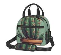 NSDdefAWCGT Borsa termica per il pranzo per donne e uomini, riutilizzabile, piccola, disegnata a mano, botanica, portatile, per lavoro, picnic