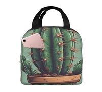 NSDdefAWCGT Borsa termica per il pranzo per donne e uomini, riutilizzabile, piccola, disegnata a mano, botanica, portatile, per lavoro, picnic