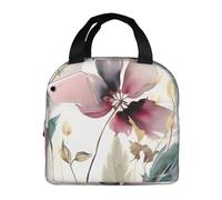 NSDdefAWCGT Borsa termica per il pranzo per donne e uomini, riutilizzabile, piccola, moderna, botanica, portatile, per lavoro, picnic