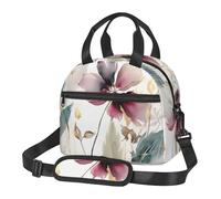 NSDdefAWCGT Borsa termica per il pranzo per donne e uomini, riutilizzabile, piccola, moderna, botanica, portatile, per lavoro, picnic