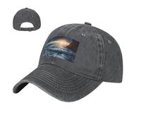 NSDdefAWCGT Cappello da baseball Golf Dad Hat A Corner of The Sea Cappelli in cotone regolabile per uomo donna berretto non costruito, Rosa violaceo scuro, 57