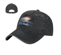 NSDdefAWCGT Cappello da baseball Golf Dad Hat A Corner of The Sea Cappelli in cotone regolabile per uomo donna berretto non costruito, Nero , 57