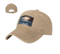 NSDdefAWCGT Cappello da baseball Golf Dad Hat A Corner of The Sea Cappelli in cotone regolabile per uomo donna berretto non costruito, Naturale, 57