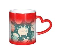 NSDdefAWCGT Tazza magica sensibile al calore che cambia colore 11 once tazza di caffè personalizzata tazza di ceramica per compleanno