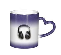 NSDdefAWCGT Tazza magica sensibile al calore che cambia colore, tazza da caffè personalizzata da 325 ml, tazza in ceramica per regalo di compleanno o Natale