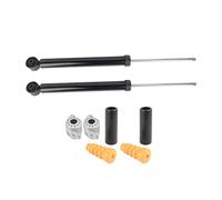 NSGMXT 2 ammortizzatori posteriori + cuscinetti a cupola + manicotti antipolvere compatibili con POLO 9N 1.4 TDI 1.9 TDI BMT BAY BKY BME 6Q0513025R 6Q0513025AA