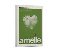 nshdahns Amelie Poster da parete in stile vintage, decorazione artistica per camera da letto, 20 x 30 cm, stile cornice