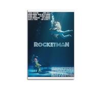 nshdahns Poster artistico da parete Rocketman, decorazione artistica vintage per camera da letto, 20 x 30 cm, senza cornice