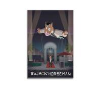 nshdahns Poster da parete con immagine di BoJack Horseman, decorazione artistica vintage per camera da letto, 20 x 30 cm, senza cornice