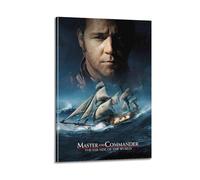 nshdahns Poster da parete con scritta "Master and Commander The Far Side of The World", decorazione artistica vintage per camera da letto, 20 x 30 cm, con cornice
