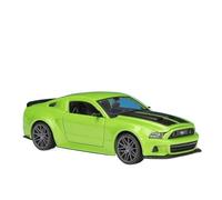 NSJGCQREL Pressofusione 1:24 2014 Per Ford Mustang Modelli Di Auto In Lega Modello In Scala Kit Porte Apribili Veicolo Souvenir Decorativi Ricordo(Green)
