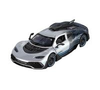 NSJGCQREL Pressofusione 1:32 Per Benz AMG UNA Scala Modelli Di Auto In Lega Pressofusa Porte Apribili Modello Di Veicolo Collezione Di Souvenir Ricordo(Silver)