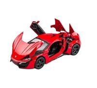 NSJGCQREL Pressofusione 1:32 Per Lykan Hypersport Alloy Sport Car Model Kit Di Modelli In Scala Modelli Di Veicoli Realistici Collezione Di Ornamenti Ricordo(Red)