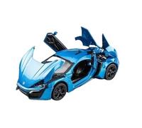 NSJGCQREL Pressofusione 1:32 Per Lykan Hypersport Alloy Sport Car Model Kit Di Modelli In Scala Modelli Di Veicoli Realistici Collezione Di Ornamenti Ricordo(Blue)
