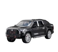 NSJGCQREL Pressofusione 1:32 Per Toyota Tundra Pickup Modelli Di Auto In Lega Kit Di Modelli In Scala Modelli Di Veicoli Realistici Souvenir Decorativi Ricordo(Black)