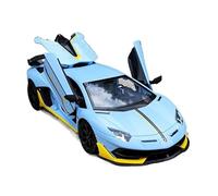 NSJGCQREL Pressofusione Modelli Auto In Lega Per Lamborghini Aventador SVJ 63 In Scala 1/24 Kit Modelli In Scala Collezione Modelli Veicoli Realistici Ricordo(Blue)