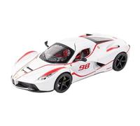 NSJGCQREL Pressofusione Modelli Di Auto In Lega In Scala 1:24 Per Ferrari Laferrari Modelli Di Veicoli Simulazione Collezione Di Veicoli Ornamenti Ricordo(Fxxk white)