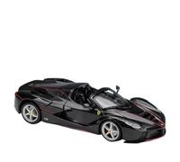 NSJGCQREL Pressofusione Modelli Di Auto In Lega In Scala 1:24 Per Ferrari LaFerrari Porte Apribili Espositore Per Modelli Di Veicoli Souvenir Decorativi Ricordo(Black)