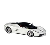 NSJGCQREL Pressofusione Modelli Di Auto In Lega In Scala 1:24 Per Ferrari LaFerrari Porte Apribili Espositore Per Modelli Di Veicoli Souvenir Decorativi Ricordo(White)
