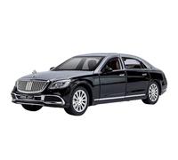 NSJGCQREL Pressofusione Modelli Di Auto In Lega Maybach S600 S650 In Scala 1:24 Modelli In Scala Ornamenti Da Collezione Modelli Di Veicoli Realistici Ricordo(Black)