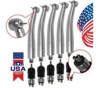 NSK Style Dental High Speed Handpiece Turbine w/ Quick Coupler 4Hole connect