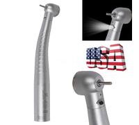 NSK Style Dental (LED E-generator) High Speed Push Button Handpiece 2/4Holes USA