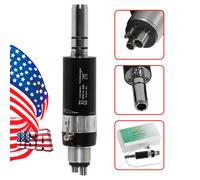 NSK Style Dental Slow Low Speed Contra Angle /4 holes Air Motor Handpiece black
