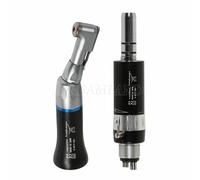 NSK Style Dental Slow Low Speed Handpiece Latch E-type 4Hole Air Motor/Kit Black