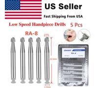 NSK Style Dental Slow Low Speed Handpiece Straight Contra Angle Air Motor 4 /2H