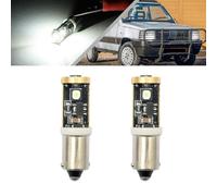 NSLUMO COPPIA LUCI POSIZIONE A 3 LED BA9S T4W FIAT PANDA MK1 Typ 141 1986-2002 ULTRALUMINOSI 6000K BIANCO per le luci di posizione