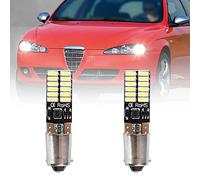 NSLUMO Lampadine Luci di Posizione a LED per ALFA RO.MEO 156 RESTYLING 1997-2005 ALFA 147 2001-2004 COPPIA LUCI DI POSIZIONE H6W 24 LED 6000K Nessun Errore BAX9S Lampadina Luce di ingombro LED