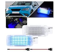NSLUMO LED blu reale luci bagagliaio per Seat Leon MK3 5F 2012-2019 LED | modulo luci bagagliaio cortesia vano piedi luce ambiente luci plug-and-play 3B0947415 3B0947415B 4E0947415 2PCS