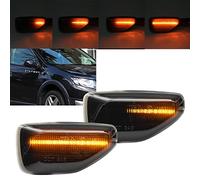 NSLUMO LED dinamico luce ingombro laterale indicatore luce per Dacia Logan | 2 Sandero MK2 Duster R/enault Stepway Sandero indicatore laterale sequenziale chip LED SMD LED ambra sequenziale