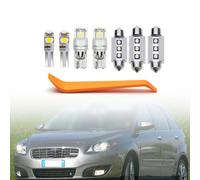 NSLUMO LED Interni Luce di Lettura Tetto Luce Mappa per 2005-2010 Fiat Croma 7X Interni Auto Cupola Mappa Luci Xenon Cupola Bianca Mappa Lampada Luce Specchio Cosmetico
