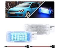 NSLUMO luci di cortesia interne LED per V/W Golf T/iguan J/etta P/assat B5 | B6 per 2pcs blu LED auto vano piedi luce di bagagliaio compatibile con V/W Golf per V/olkswagen Plug&Play OEM 3B0947415