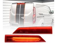 NSLUMO Terzo Stop per Fo.rd Transit Custom 2012-2022 LED terzo stop posteriore Transit Luce di stop posteriore di alto livello per porta della stalla 2 pezzi Lente rossa