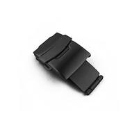 NSNGPAFACZ Fibbia for Seiko Orologio in acciaio inossidabile Fibbie Pulsante Piega Chiusura di distribuzione Pulsante pieghevole Blocco cinturino 16/18/20/22/24 / 26mm Chiusura dell'orologio(Black-20m