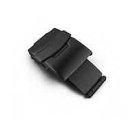 NSNGPAFACZ Fibbia for Seiko Orologio in acciaio inossidabile Fibbie Pulsante Piega Chiusura di distribuzione Pulsante pieghevole Blocco cinturino 16/18/20/22/24 / 26mm Chiusura dell'orologio(Black-20m