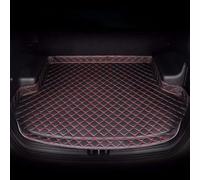 Nsnqb Tappetini per Bagagliaio Auto per Maserati Grecale 2022-2023, Pelle Vasca Baule Impermeabile Antiscivolo Protezione Tappeto Accessori,C/Black-Red