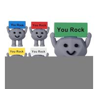 Nspirational Stones Miniature Set, 5 pezzi Desk Decoration with Motivational Words, Creative Toy, Compact Design for Staff Team, Teacher, Coworker, Family, Friend, 1,97 x 1,57 pollici