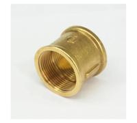 NSPKZXTTGF 1.1/4" Female Thread Brass Pipe Fittings Round Nut Rod Connector Coupling