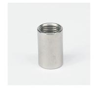 NSPKZXTTGF 1/4" Female Thread 304 Stainless Steel Pipe Fitting Full Socket Round Connector for Water Oil Air