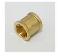NSPKZXTTGF 1" Female Thread Brass Pipe Fittings Round Nut Rod Connector Coupling Full Port
