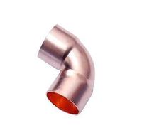 NSPKZXTTGF 12.7mm 1/2" Inner Dia x0.68mm Thickness Scoket Weld Copper End Feed 90 DEG Elbow Coupler Plumbing Fitting Water Gas Oil