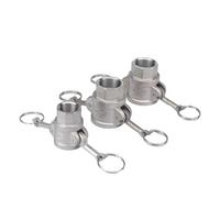 NSPKZXTTGF 1pc 1/2" 3/4" 1" 2" 3" BSP Female 304 Stainless Steel Type B Socket Quick Fitting Camlock Connector Groove Wrench LIIFEIOYIN(1-1/4")